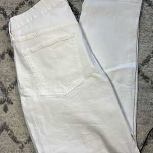 Old Navy Women's Straight Leg Cream Jeans